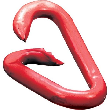 PÖSAMO Stahl Notglieder lackiert rot 6,0mm 10 Stk (1/2)