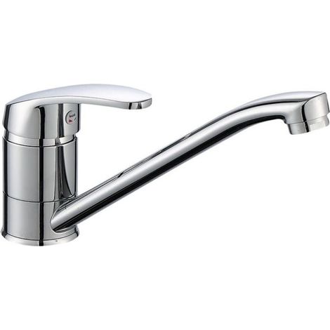 Robinet Mitigeur Évier Cuisine Basse Pression Bec Pivotant 360° Levier Unique Utilitaire (1/4)