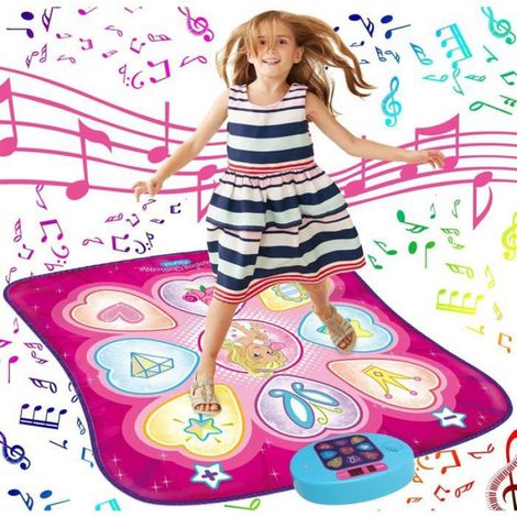 Tapis de Danse - 100 x 90 cm - 6 Modes LED - Alimentation par 3 Piles AA - Pour Enfants 3 à 14 Ans (1/5)