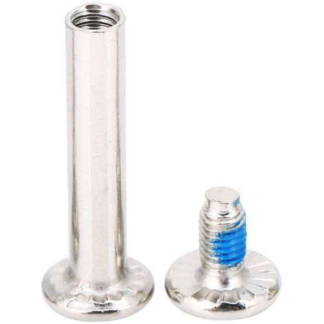 Paquete de 10 tornillos de repuesto para ejes de ruedas de patines en línea, 31 mm (1/5)