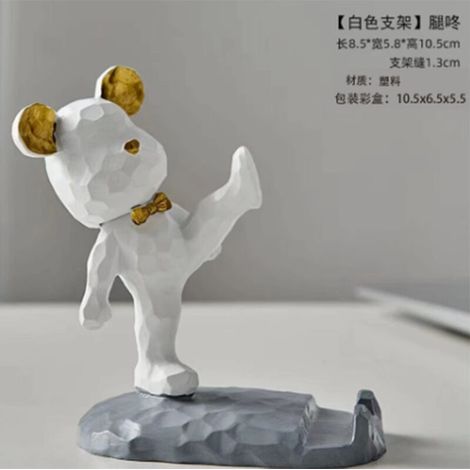 Portable, 360-degree rotating mobile phone holder for high-speed air travel, train, business trip, office (1/4)
