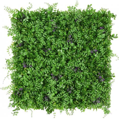 PARETE VEGETALE ARTIFICIALE SIEPE 1X1M MODELLO FOREST