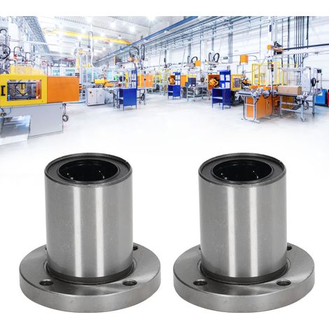 Palier linéaire à bride circulaire LMF30UU pour axes de mouvement linéaire CNC. (1/5)