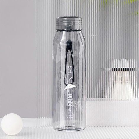 Großer Kunststoffbecher, frisch, schlicht, tragbar und trendig, 3045 Karat, passend zum Becher (einzeln) - dunkelgrau 570 ml (WZ2008) (1/2)