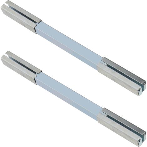 2pcs 6.9mmx110mm Poignée de Porte Cylindre de Serrure avec Goupille de Fixation en Acier Massif - Barre de Broche Carrée pour Boutons (1/5)