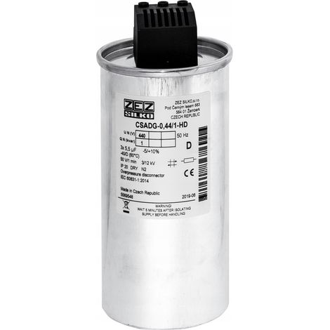 ZEZ-Silko-Kondensator 1kvar 440V Cn=3x5,48µF In=3x1,31A