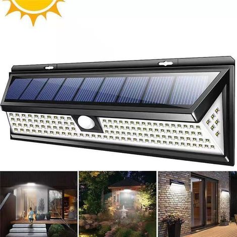 Lampe Solaire Extérieure 118 LED, Étanche IP65 (1/5)