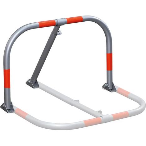 Barrière de parking rabattable - Fermeture par cadenas (1/3)