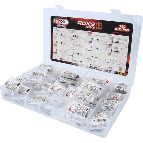 KS Tools RDKS / TPMS Service-Sortiment für Reifendruck-Kontrollsysteme, 150-tlg