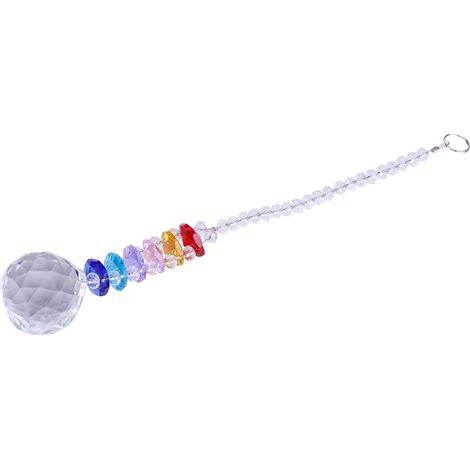 Boule de cristal, attrape-soleil, prisme, pendentif pendule, décoration à suspendre à la fenêtre, ornement n° 1 (1/5)