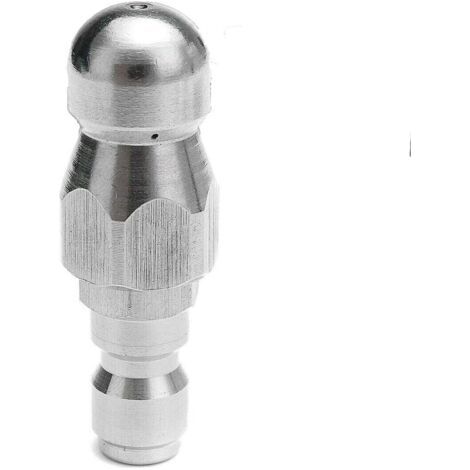 Rotationsreinigungsdüse für Hochdruckreiniger zur Ausbaggerung von Abwasserrohren, silber (e) (1/5)