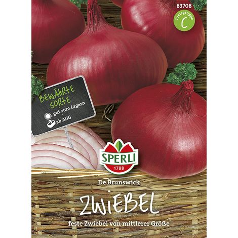 Sperli Zwiebeln Braunschweiger Dunkelblutrote - Gemüsesamen (1/2)