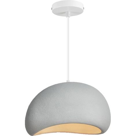 60CM Lustre Personnalisé Créatif D'Intérieur Plafonnier Rétro E27 Suspension Lustre Moderne Gris