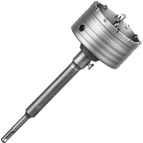 SALI Concrete Hole Saw Drill Bit 100 mm SDS Plus M22 Thread Crown Core Drill Bit Shank 220 mm Drill Bit for Wall Saw Hole Saw Set for Masonry Natural Stones Stoneware Marble (1/5)