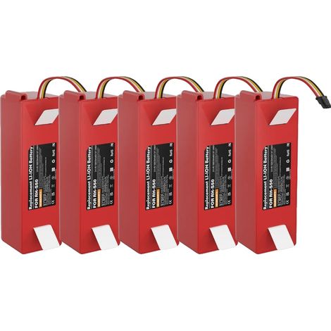 Batterie d'aspirateur robot, capacité de 6800mAh, compatible avec les modèles de maison intelligente, 5 Batterie (1/2)