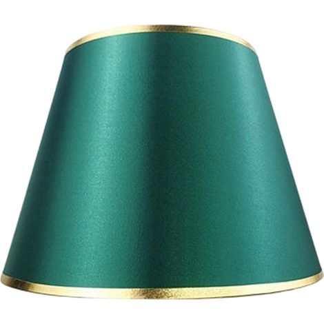 Moderner dunkelgrüner Stofflampenschirm für kleine E27-Tischlampen - Moderner dunkelgrüner Stofflampenschirm für kleine E27-Tischlampen (1/5)