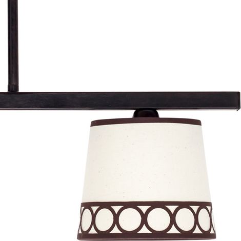 Lampara Dalia beige/marrón 50x15 (1/2)