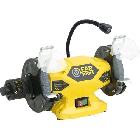 Touret à meuler 400W 2xØ150mm affuteur de forets