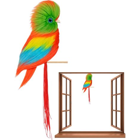 lustiger tropischer wetterfest Tierornamente Vogel (1/5)