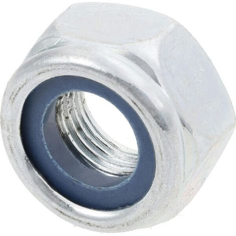 Tuerca hexagonal autoblocante DIN 985 M10 x 1,00 acero cincado clase 10 UNIVERSAL 98510110 (1/4)