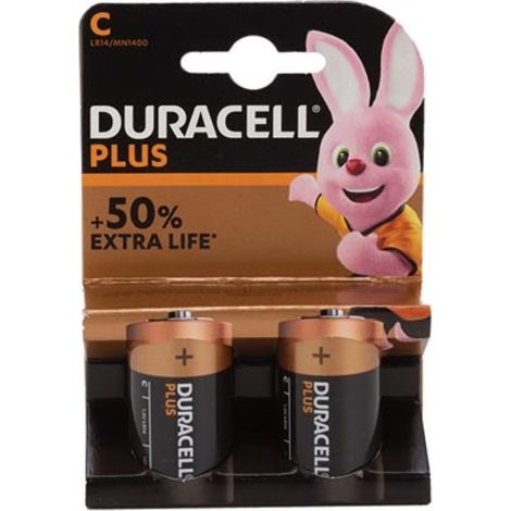 10 x DURACELL BATT ALCALINA 1/2 TORCIA 2 PZ MN1400 (1/2)