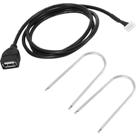 Câble USB pour autoradio avec outils de démontage pour Peugeot 207, 307, 308, 407 et Citroën C2, C3, C4, RD9 et R (1/4)
