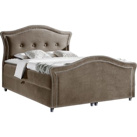 Lit boxspring Oleum I, Magic Velvet 2207, Continental, Unique, 120x200, Tissu, Disponible, 130x214x130cm (1/5)