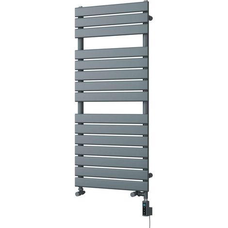 Typhoon - Anthracite Dual Fuel Towel Rail H1156mm x W500mm Thermostatic WIFI (1/3)