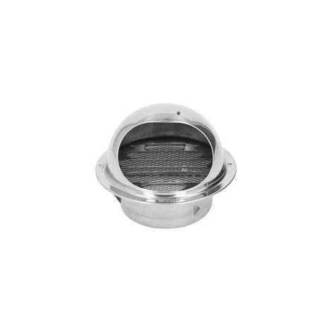 Griglia di aerazione rotonda in acciaio inox con rete fine per ventilazione del bagno (100 mm/3,9 pollici) (1/5)