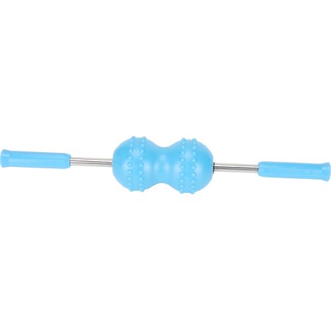Rouleau Fascia Double Balle Massage des Tissus Profonds Anti-Douleur, Rouleau Myofascial pour Jambes et Cou, Soulage les Tensions Musculaires (1/5)