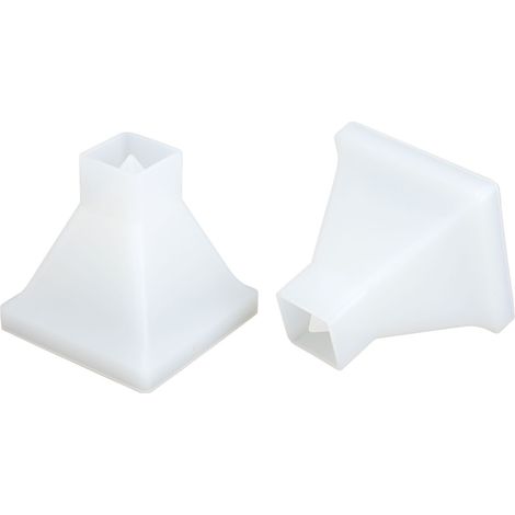 2 pièces Grands Moules à Pyramide en Silicone pour Résine Époxy - Idéal pour Créations DIY et Décoration d'Intérieur (1/5)