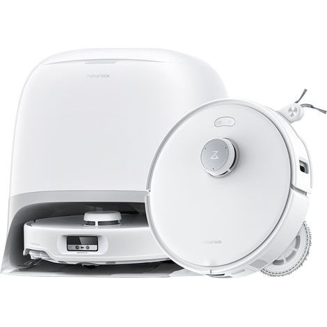 [JAMAIS UTILISÉ] Roborock Aspirateur Robot Laveur Qrevo Curv Hyper Force de 18 500 Pa, Aspirateur Robot avec Système Anti-enchevêtrements Taux d’enchevêtrement de 0%, FlexiArm Brosse & Serpillièr Lava