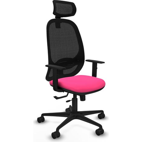 Bürostuhl piqueras y crespo Cilanco schwarz Mesh Kunstleder (1/2)