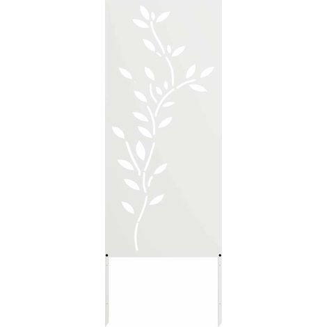 Panneau décoratif de jardin Blanc 50 x 140 cm CFW945008