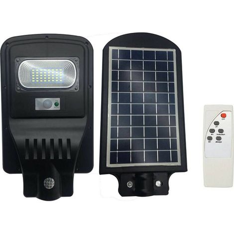TrAdE Shop Traesio - Lampione Stradale Led 30 W Pannello Fotovoltaico Energia Solare Esterno - (1/2)
