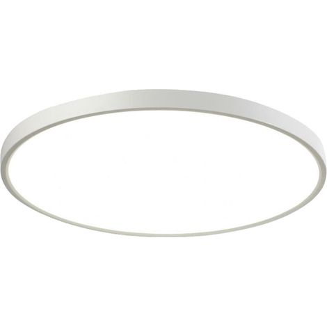 TrAdE Shop Traesio - Plafoniera Led Ultra Slim 24w Ip40 Con Tecnologia Cct Da 6500k A 2700k Con Switch Lv300-3c - Bianco (1/5)