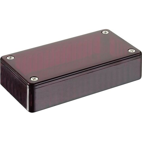 Boîtier universel Hammond Electronics 1591 ATRD Polycarbonate rouge 100 x 50 x 25 1 pc(s) S55353 (1/2)