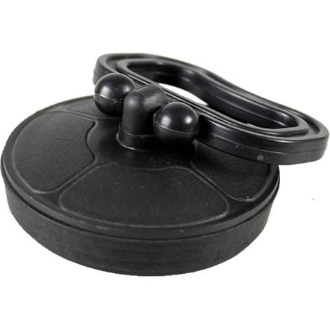 Ahlsen Stück Küchen-Abflussstopfen, Küchenspülen-Stopper, Badewannen-Abflussstopfen, Badezimmer-Waschbecken-Stopfen, Gummi-Waschbecken-Stopper, Badezimmer-Mopp, Pool-Stopper, Schwarz (1/5)