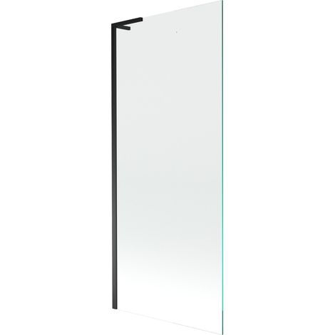 Paroi de bain Mexen Next L 1-volet 80 x 150 cm, transparent, noir - 895-080-000-03-00-70 (1/5)