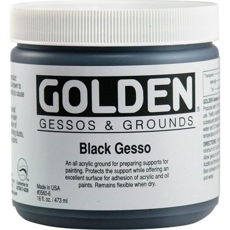 Black Gesso (Noir) 473 ml