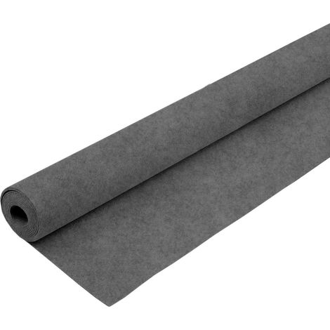 Monster-Shop – Doublure intérieure feutrée gris clair 2m – Polypropylène extensible 4 directions – Couverture 11 m² – Épaisseur 3 mm pour isolation