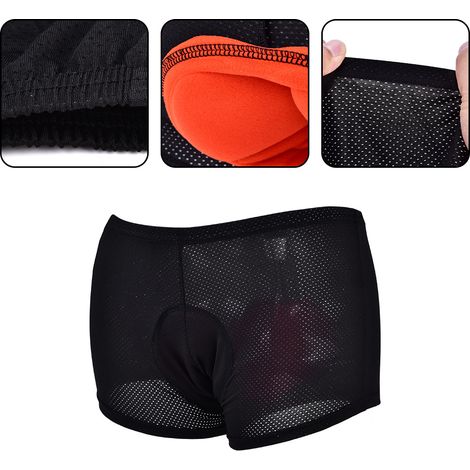 Sous-vêtements de cyclisme unisexes rembourrés 3D pour VTT et route, Short de sport confortable (Taille XXL)