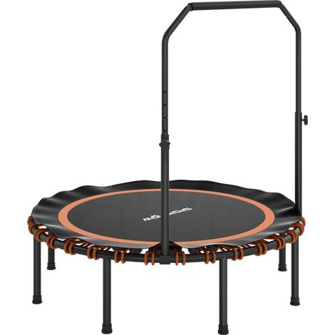 Trampolín fitness con manillar regulable, acero y plástico, negro HOMVRA (1/5)