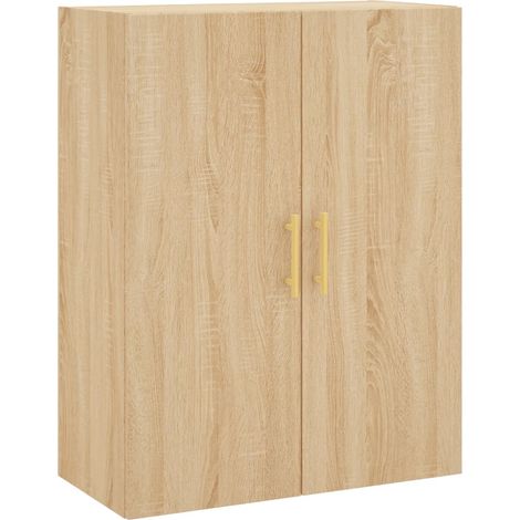 Armoire murale chêne sonoma 69,5x34x90 cm
