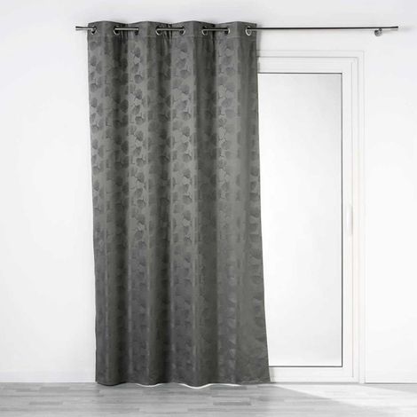 Rideau Occultant "Lunella" 140x260cm Anthracite (1/3)