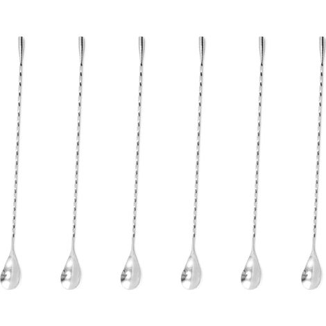 Cuillère À Cocktail En Acier Inoxydable - 30 cm - Forme Goutte - Pour Mélange Bar - 1 Pièce (1/5)