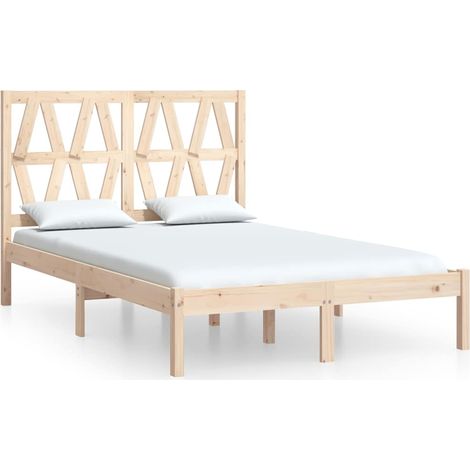 Maison Exclusive - Massivholzbett Kiefer 120x190 cm (1/5)