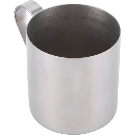 Mug cocktail 400 ml en acier inoxydable 304, verre à bière, café ou eau, couleur argent (1/5)