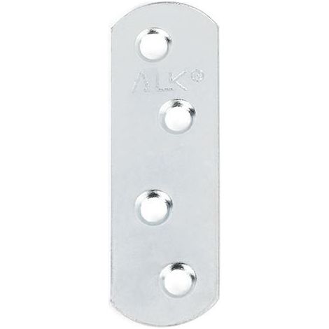 HERRAJES ALK placa recta zincada 37mm / 96,9mm altura 57.7 , 0CIENTOS (1/3)