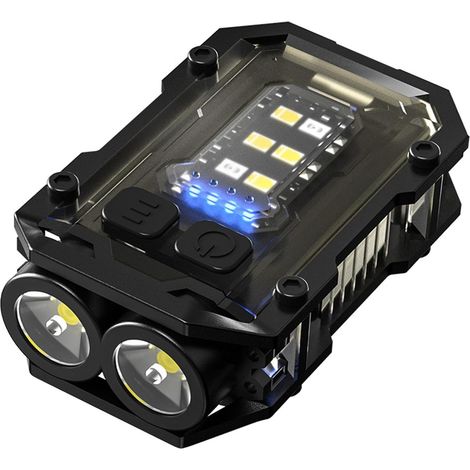 Lampe torche LED étanche rechargeable USB C avec clip pour le transport quotidien, la randonnée et les activités de plein air (1/5)